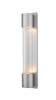 Striate 2 Light Outdoor Wall Light in Silver (575B-SL-LED)