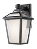 Memphis 1 Light Outdoor Wall Sconce In Black (532S-BK)