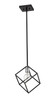 Vertical 1 Light Pendant in Matte Black + Brushed Nickel (478P11-MB-BN)