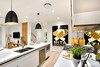 Z-Lite Z-Studio 1 Light Pendant in Satin Black (6012P12-SBK)