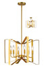 Marsala 6 Light Pendant in Polished Metallic Gold (4000P-PMG)