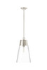 Wentworth 1 Light Pendant in Brushed Nickel (2300P12-BN)