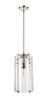Z-Lite Alverton 1 Light Pendant in Polished Nickel (3036P8-PN)