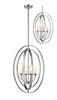 Ashling 4 Light Chandelier in Brushed Nickel (6004-4L-BN)