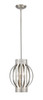 Z-Lite Moundou 3 Light Pendant in Brushed Nickel (436-12BN)