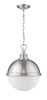 Peyton 2 Light Pendant in Brushed Nickel (619P14-BN)