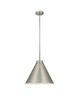 Eaton 1 Light Pendant in Brushed Nickel (6011P18-BN)