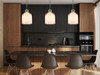 Z-Lite Pearson 1 Light Pendant in Polished Nickel (818-9PN)
