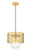 Kipton 1 Light Pendant in Rubbed Brass (3037P11-RB)