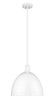 Sawyer 1 Light Pendant in Satin White (4500P12-SW)