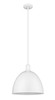 Sawyer 1 Light Pendant in Satin White (4500P12-SW)