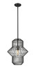 Orsay 1 Light Pendant in Matte Black (1941P15-MB)