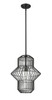 Orsay 1 Light Pendant in Matte Black (1941P15-MB)