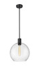 Margo 1 Light Pendant in Matte Black (7501P14-MB)