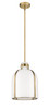 Z-Lite Pearson 1 Light Pendant in Rubbed Brass (818-9RB)
