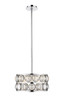 Eternity 3 Light Flush Mount in Chrome (4004-14CH)