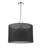 Arosia 1 Light Pendant in Chrome (194-24BK-C)