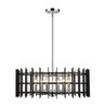 Haake 6 Light Pendant in Chrome  (338-24MB+CH)