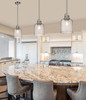 Kinsley 1 Light Pendant in Chrome (340P8-CH)