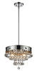 Iluva 3 Light Pendant in Chrome  (612-14CH)