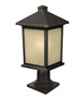 Holbrook 1 Light Outdoor Post Mount Light in Oil Rubbed Bronze (507PHB-533PM-ORB)