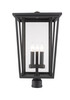 Seoul 3 Light Outdoor Post Mount Fixture in Oil Rubbed Bronze (571PHXLR-ORB)