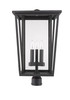 Seoul 3 Light Outdoor Post Mount Fixture in Oil Rubbed Bronze (571PHXLR-ORB)