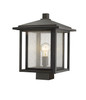 Aspen 1 Light Outdoor Post Mount Fixture in Oil Rubbed Bronze (554PHBS-ORB)