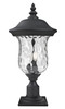 Armstrong 2 Light Outdoor Pier Mounted Fixture in Black (533PHM-533PM-BK)