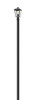 Talbot 1 Light Outdoor Post Mount In Black (579PHMR-500P96-BK)