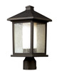 Mesa Outdoor Post Light in Oil Rubbed Bronze (524PHM)