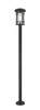 Jordan 1 Light Outdoor Post Mounted Fixture in Black (570PHXL-567P-BK)