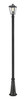 Z-Lite Talbot 1 Light Outdoor Post Mounted Fixture in Black (579PHMR-519P-BK)