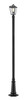 Talbot 1 Light Outdoor Post Mounted Fixture in Black (579PHMR-557P-BK)