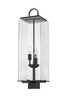 Sana 3 Light Outdoor Post Mount Fixture in Black (592PHBS-BK)