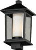 Mesa 1 Light Outdoor Post Mount In Black (538PHB-BK)