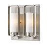 Aideen 1 Light Wall Sconce in Brushed Nickel (6000-2S-BN)