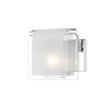 Zephyr 1 Light Wall Sconce in Chrome (169-1S)