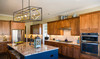 Z-Lite Euclid 8 Light Linear Chandelier in Olde Brass + Bronze (457-8L-OBR-BRZ)