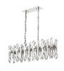 Bova 11 Light Linear Chandelier in Polished Nickel (4006-11L-PN)