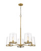 Z-Lite Callista 5 Light Chandelier in Rubbed Brass (3032-5RB)