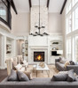 Z-Lite Callista 9 Light Chandelier in Matte Black (3032-9MB)