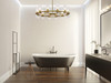 Datus 12 Light Chandelier in Rubbed Brass (4008-12RB)