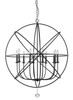 Tull 10 Light Chandelier in Matte Black (458-36MB)