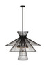 Alito 8 Light Chandelier in Matte Black (6015-8MB)