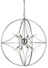 Cortez 8 Light Pendant in Brushed Nickel (452-30BN)