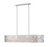 Opal 8 Light Pendant in Brushed Nickel (195-55BN)