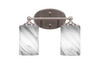 Capri 2 Light Vanity In Brushed Nickel (5912-BN-3009)