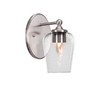 Capri 1 Light Wall Sconce In Brushed Nickel (5911-BN-210)