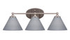 Capri 3 Light Vanity In Brushed Nickel (5913-BN-4052)